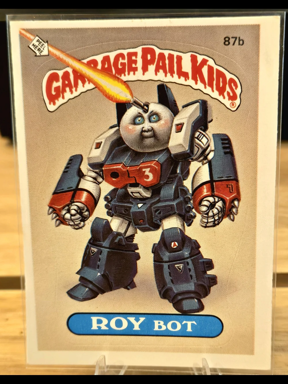 Garbage Pail Kids 1986 ROY Bot #87b Rare!Error Lot of 2 (Print and Copyright)